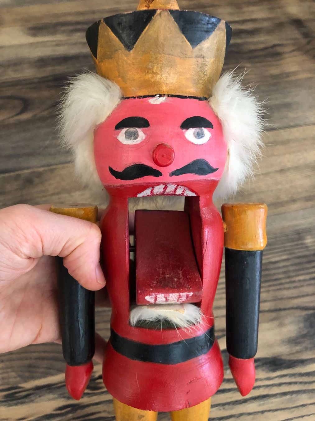 Figuren: Vintage Nussknacker handgemacht ca. 33 cm – Gebraucht aus Berg am Irchel von Zweiti_Chance 3