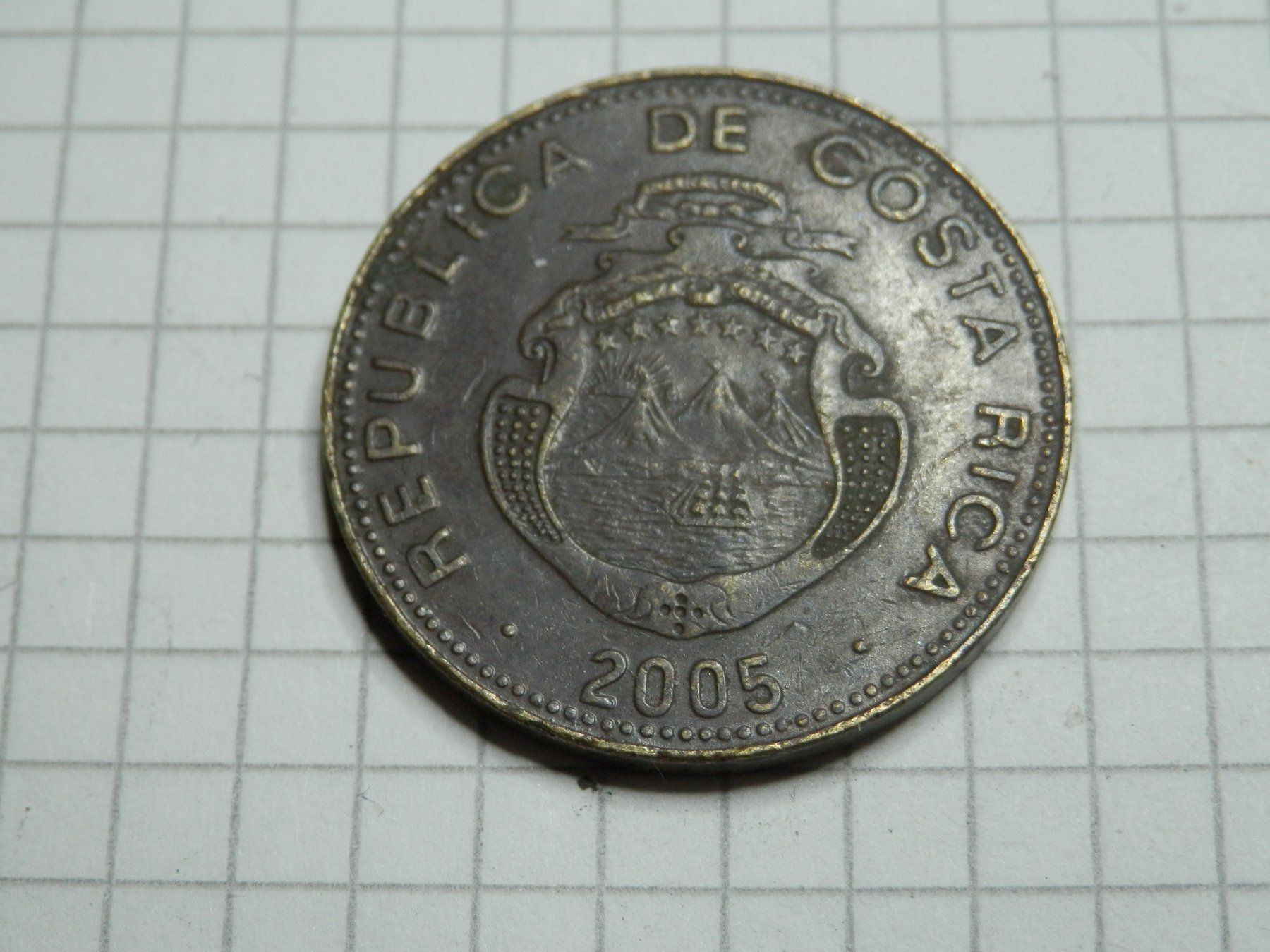 Tutti le monete: Costa Rica 25 Colones, 2005 – Usato da Weiach venduto da weiach81