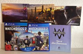 PS4 Spiel Watch Dogs 2 Deluxe Edition guter Zustand