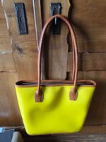 Kunststoff Hand Tasche - Handtasche gelb