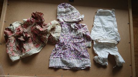 Vintage Puppenkleider Handgemacht von ca 1965-1970.