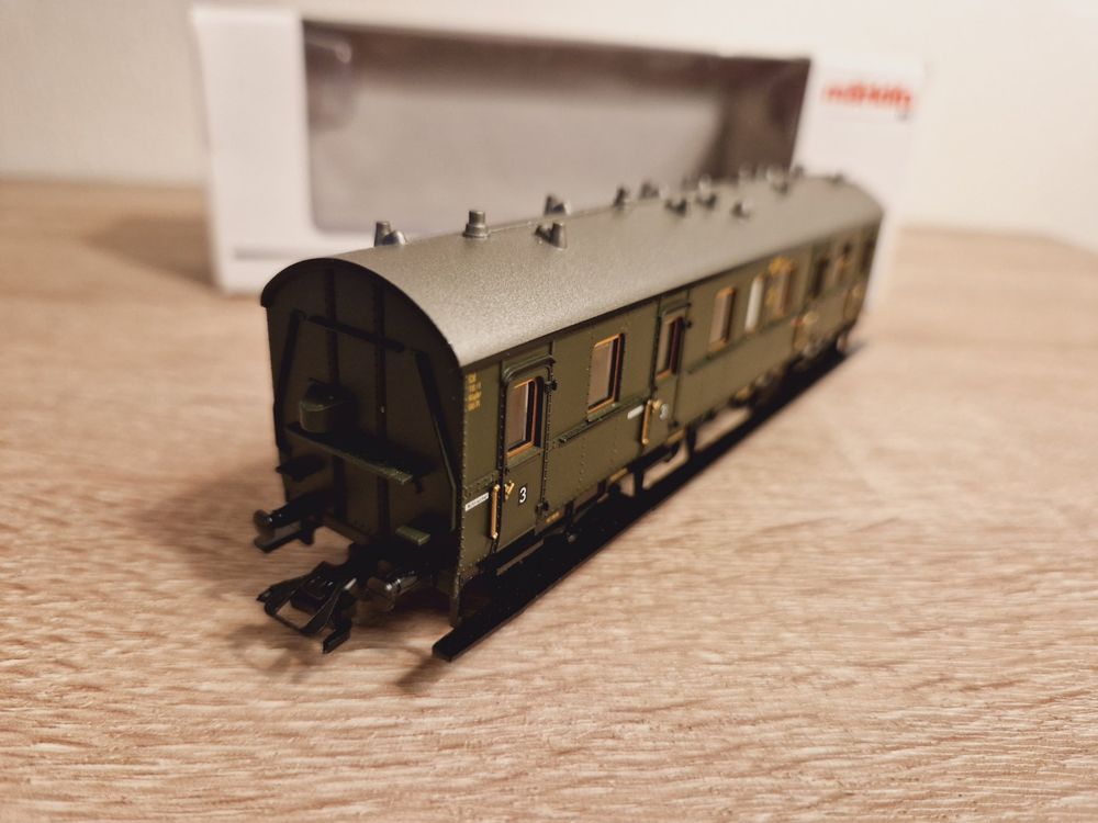 Märklin 43313 Abteilwagen 3.Kl DRG H0 OVP NEU (Neu und originalverpackt ...