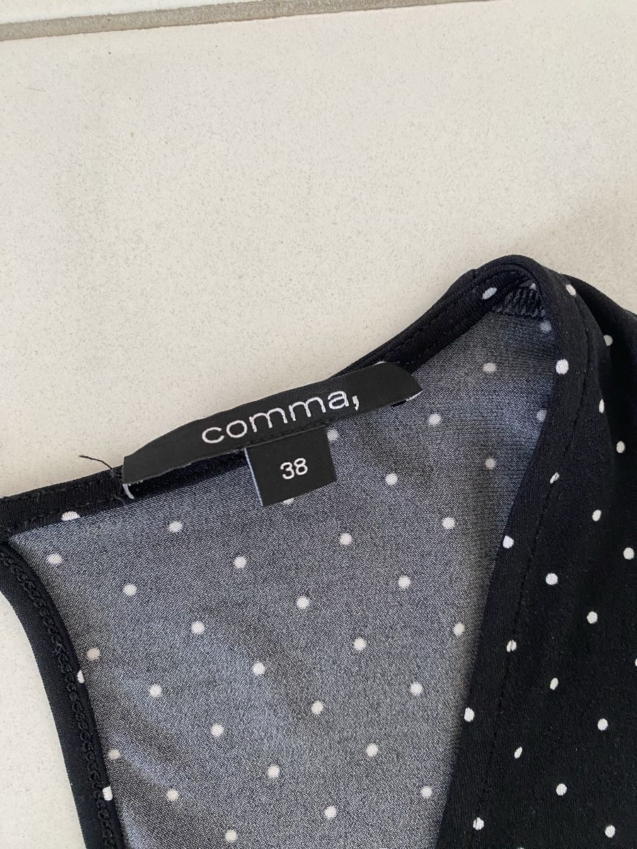 Comma Jumpsuits: Jumpsuit Comma Punkte schwarz Grösse 38 – Gebraucht aus Zollikon von Dory11 2