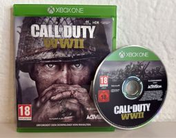 Call of Duty WWII Xbox One Game - disc and case