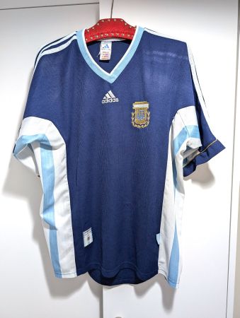 Argentinien Nationalmannschaft Trikot AWAY 1998– Adidas-Gr.L