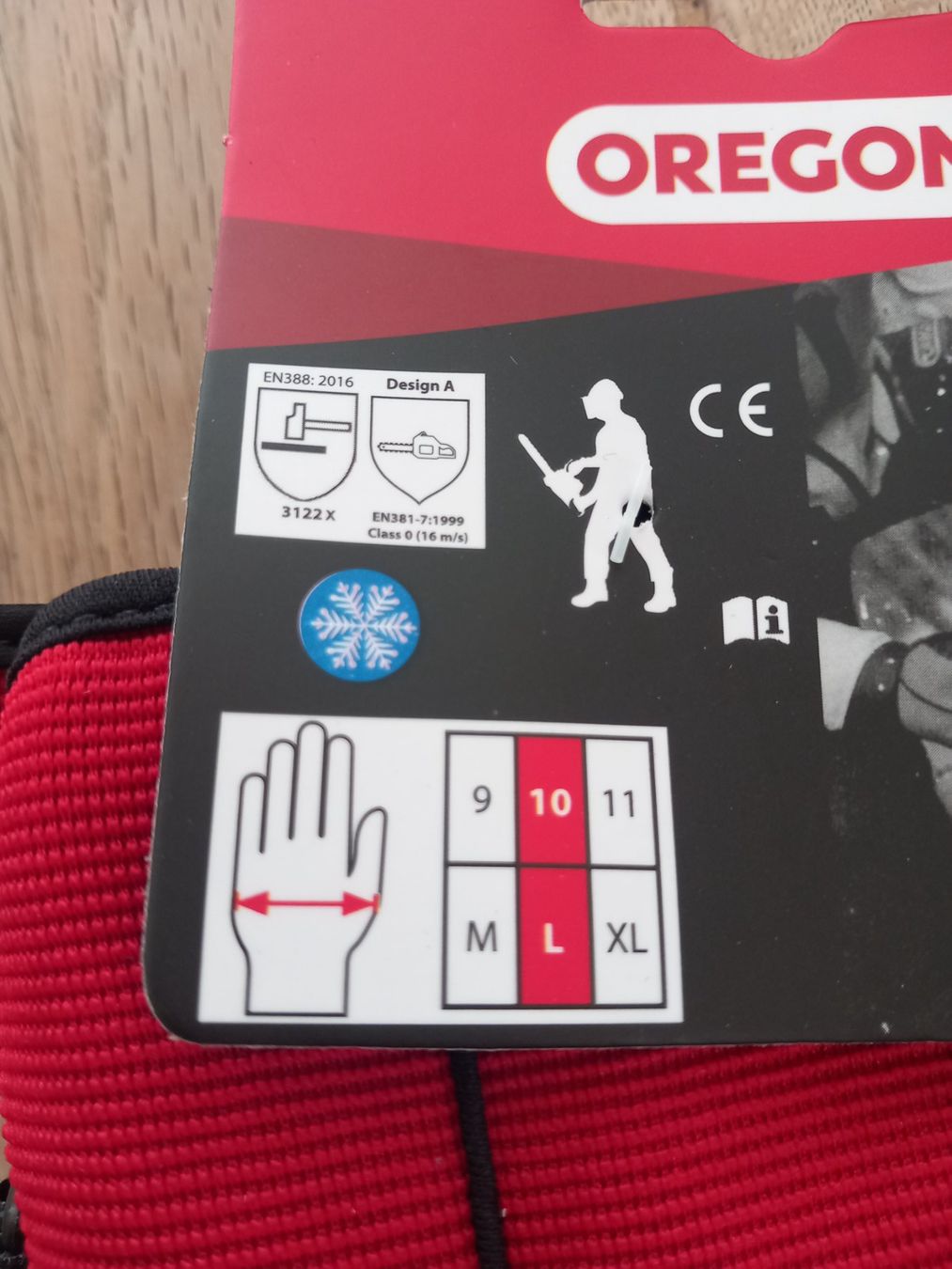 Gants & mitaines : Schnittschutzhandschuhe Oregon Gr.L. 2Paar – Neuf avec emballage d'origine à Thun par Beas-Allerlei 1