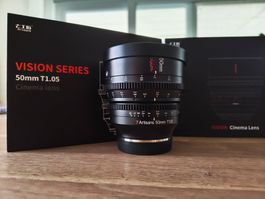 7Artisans Vision Series Cine Lens 50mm t1.05 | Sony E Mount