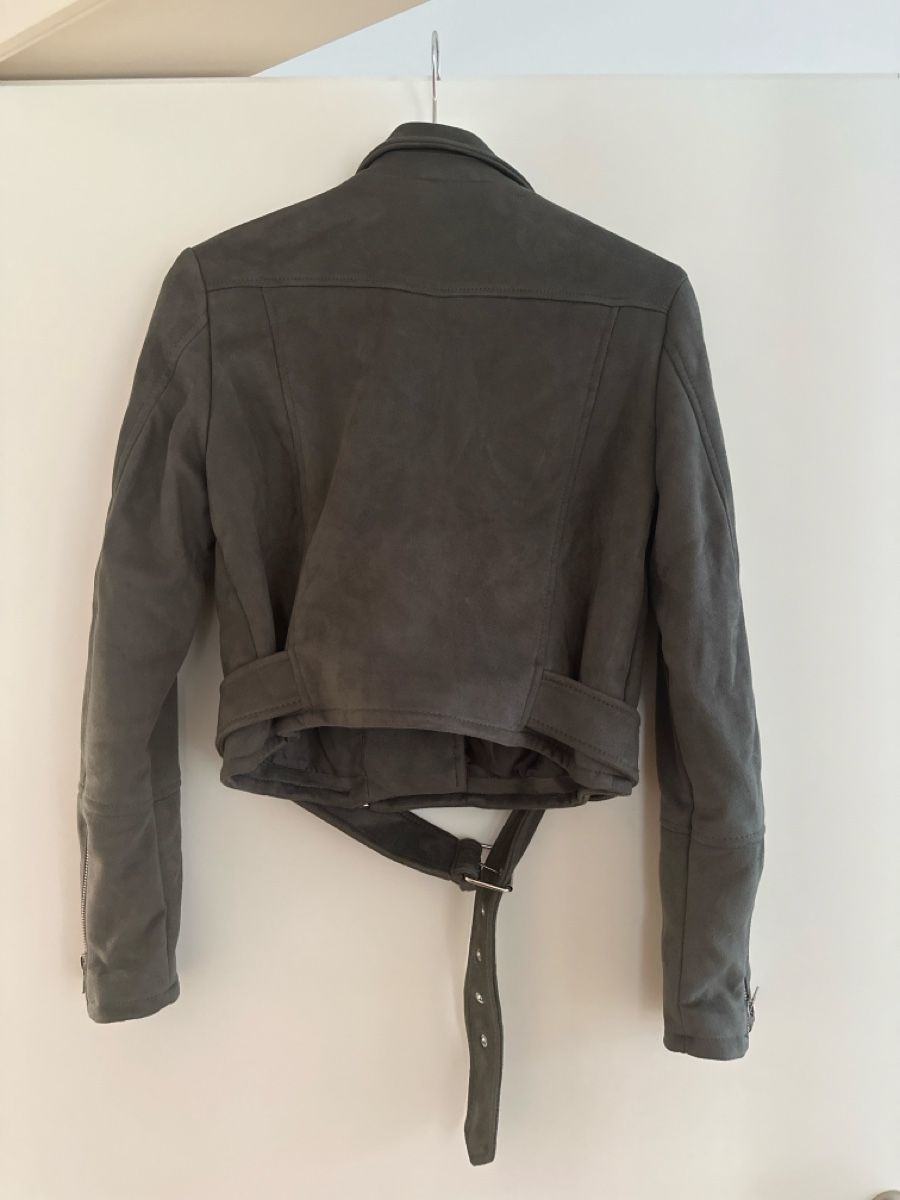 Pull&Bear Jacken: Pull&Bear Wildlederjacke, Grau, Gr. M - Top Zustand! – Neu (gemäss Beschreibung) aus Luzern von val_z5jn 2