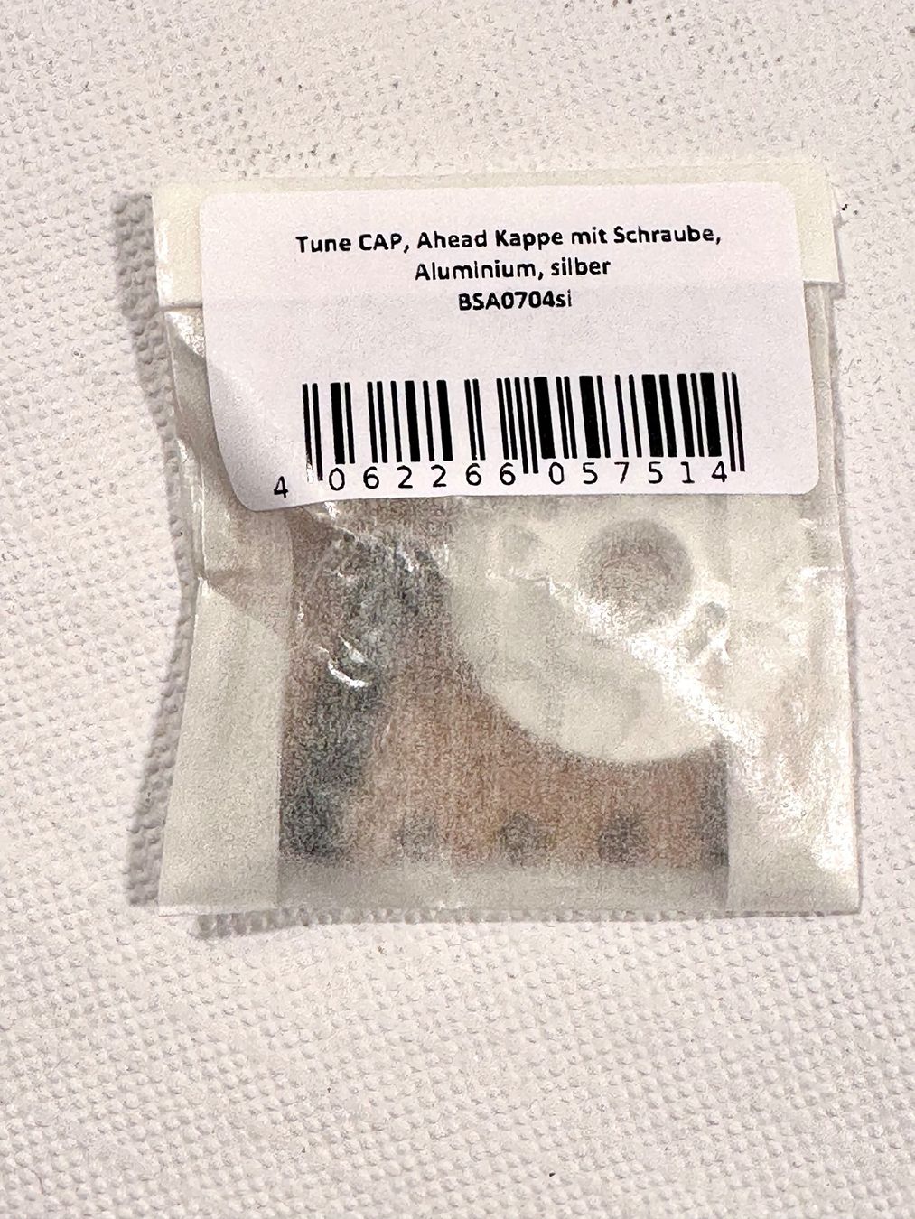 Pezzi di ricambio: TUNE CAP AHEAD KAPPE ALUMINIUM Silber  NEU xx – Nuovo e nell'imballaggio originale da Luzern venduto da bikeandbeltcom 1