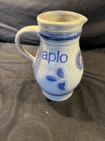 Keramik Krug / Kanne APLO Vintage Handarbeit Top Zustand!