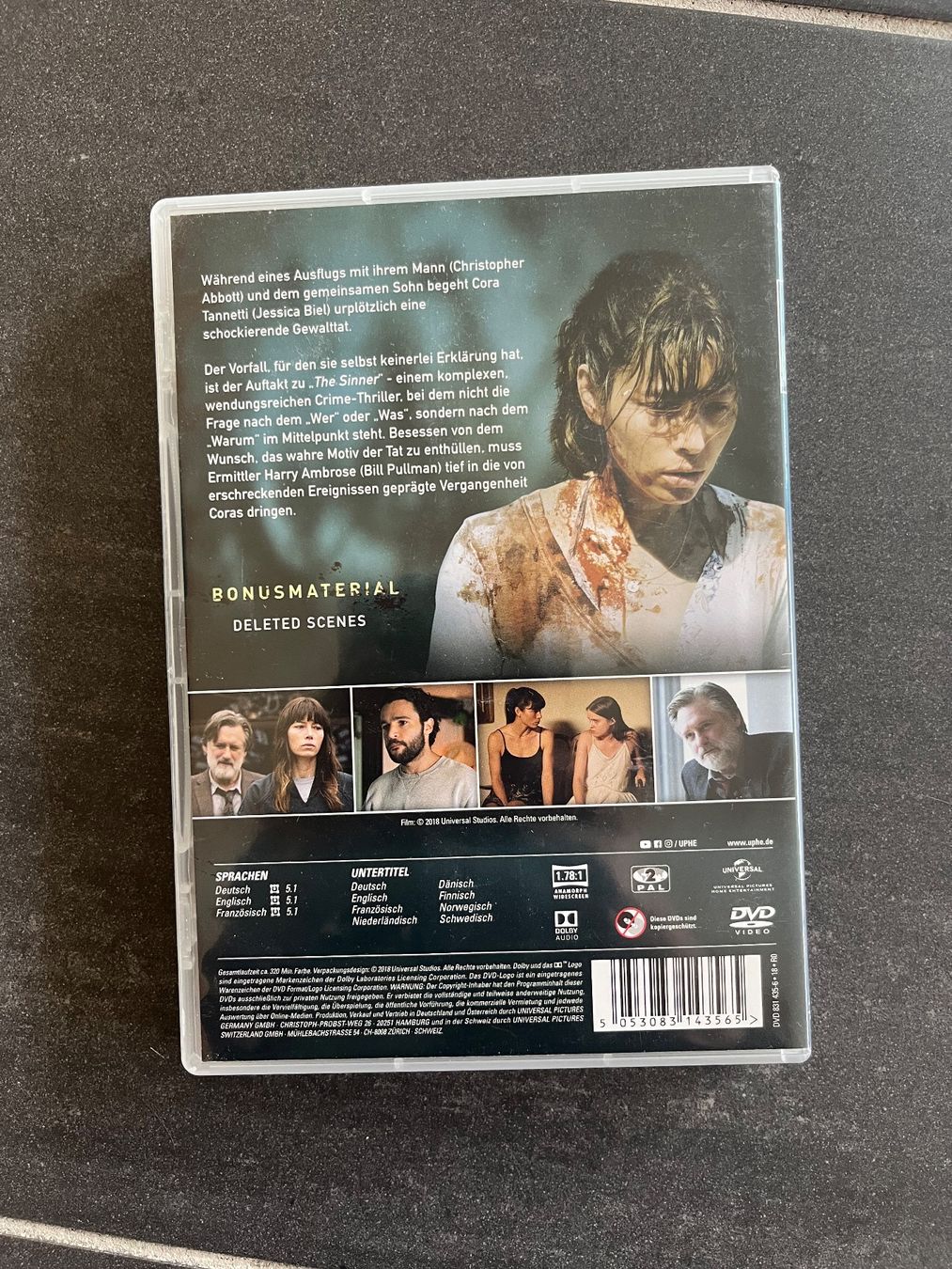 Tutti i DVDs: DVD The Sinner 1. Staffel – Usato da Aarau venduto da Swifty03 1
