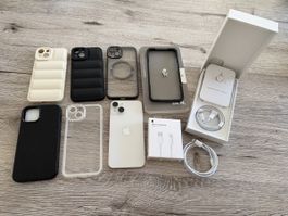 Iphone 14 / 128 GB / weiss / inkl. Zubehör