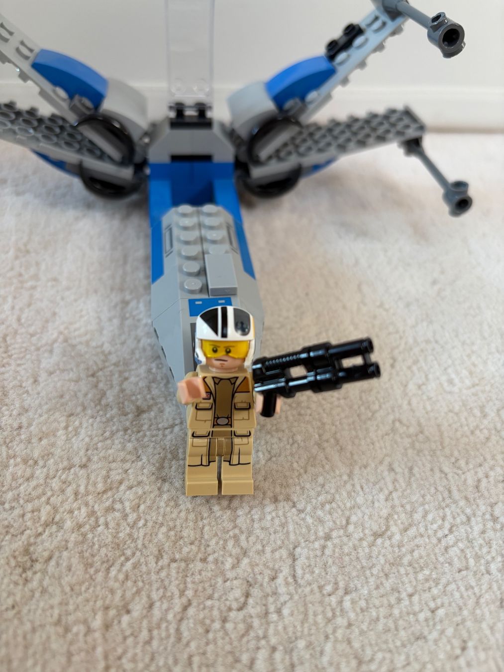 Lego Giocattoli: LEGO Raumschiff mit Pilot, blau-grau, ab 1.- – Usato da Binz venduto da Labruyere 1