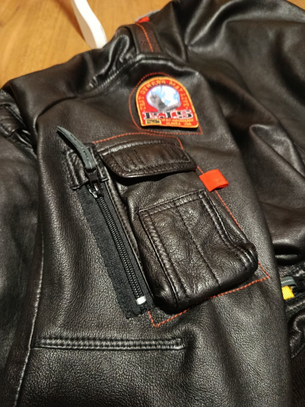 Parajumpers Giacche: braune  Lederjacke von Parajumpers – Usato da Unterägeri venduto da rockundco 3