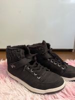 Baskets montantes Vty noires doublées fourrure taille 38