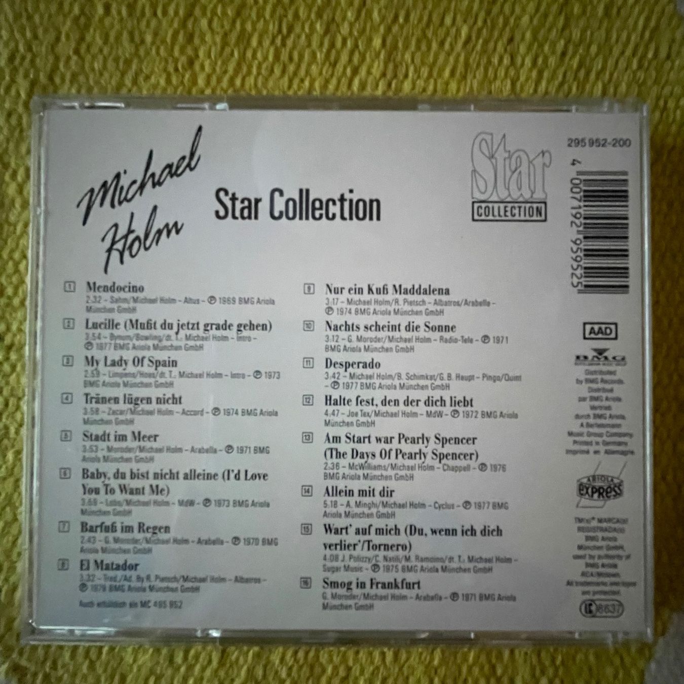 CD: MICHAEL HOLM-STAR COLLECTION – Usato da Rorschacherberg venduto da CD-Roli 1