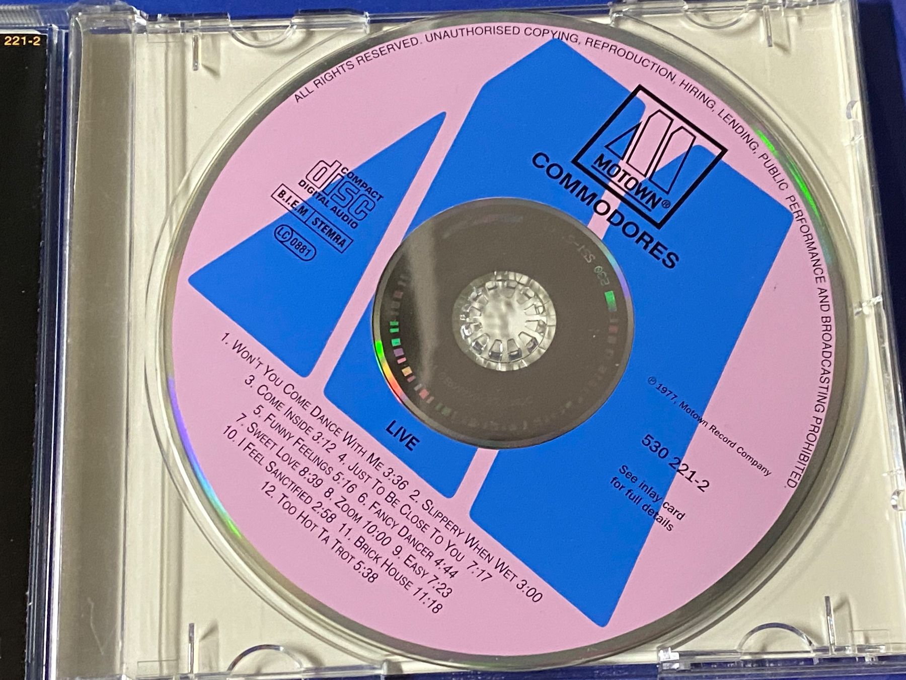 CDs: Commodores Live! – Gebraucht aus Muri b. Bern von AdidasCollector 3