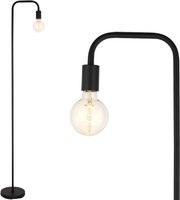 Retro Stehlampe Gebogen Minimalistische Metall Fussschalter