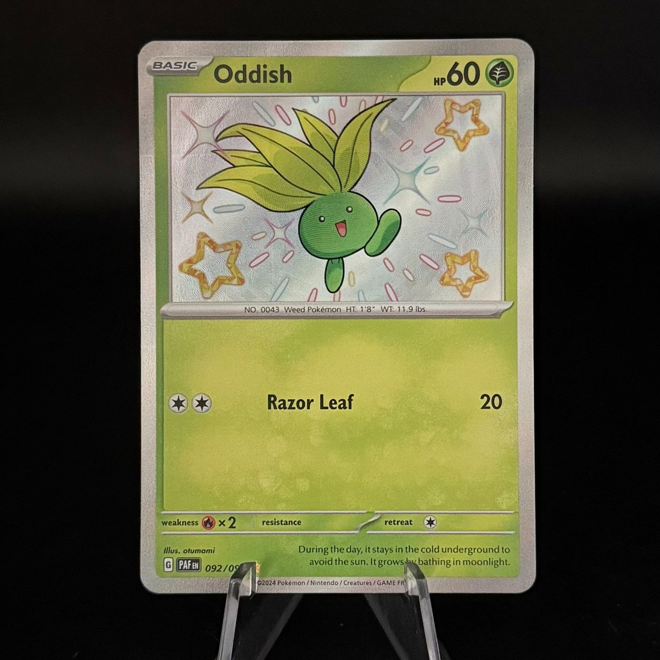 Pokémon Carte collezionabili: Oddish #92 Pokemon Paldean Fates – Usato da Feuerthalen venduto da Plazatoys