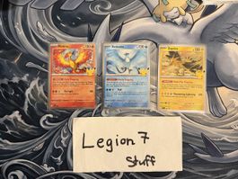 Pokemon TCG 30th Celebration Zapdos, Articuno, Moltres Promo