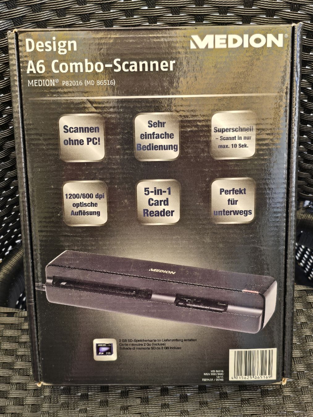 Scanner: Medion A6 Combo Scanner PD82016 neuwertig – Gebraucht aus Walkringen von Vanuca 5