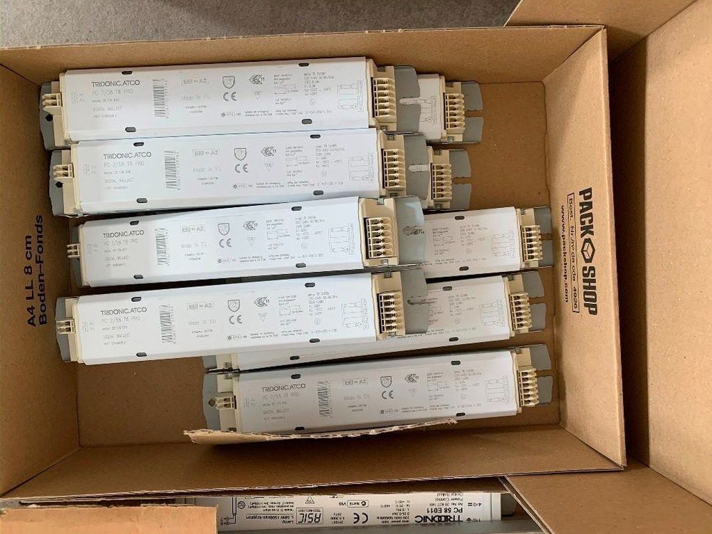 Elektronisches Vorschaltgerät EVG Tridonic PC 2/58 T8 PRO Leuchtstofflampe 2x58W online kaufen