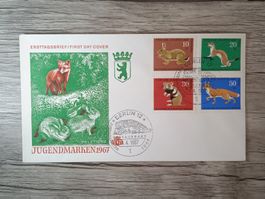 TR47 Enveloppe + Timbre Allemagne 1967