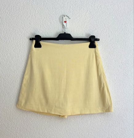 Hosenrock Skort gelb