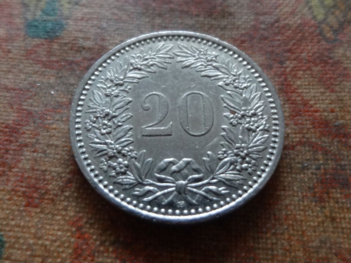 Toutes les monnaies: 20 Rp. 2002 – D'occasion à Romanel-sur-Lausanne par Swift13 1