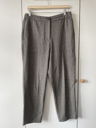 Marc O'Polo Designer Hose Gr. 38 | Karo / Manteco-Wolle |