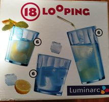 Gläser Set Looping Luminarc, 18 teilig