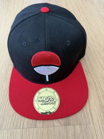 Naruto Shippuden Cap, neuwertig, rot/schwarz, Sommer