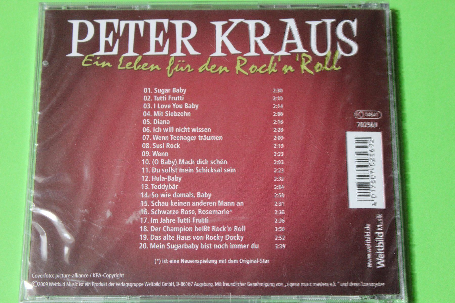 CDs: Peter Kraus - Seine grössten Hits CD 2009 originalverpackt – Neu und originalverpackt aus Tübach von JamesStone 3
