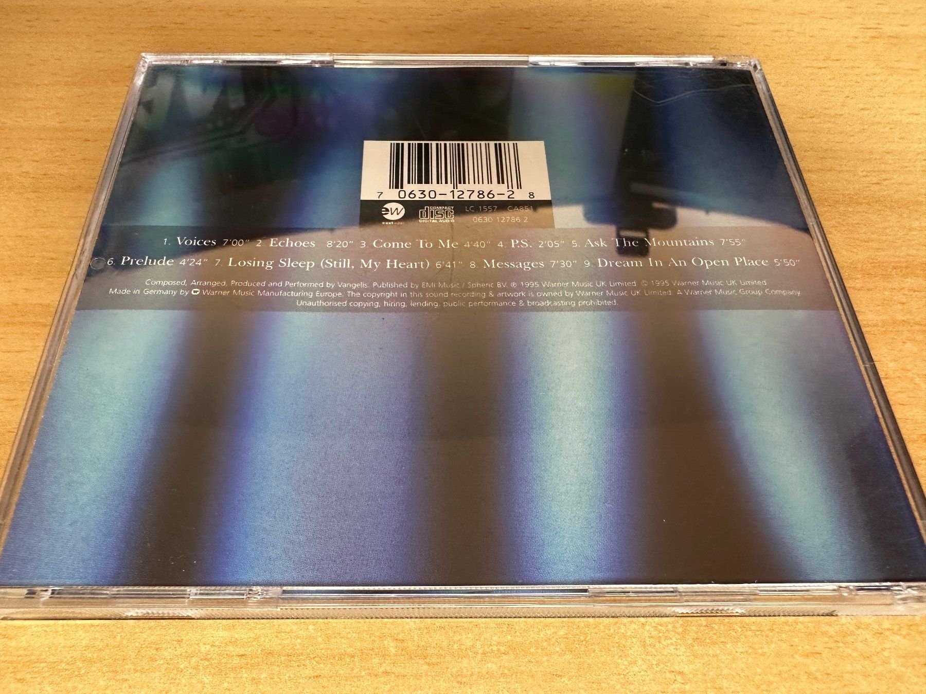 CDs: Vangelis – Voices – Gebraucht aus Rikon im Tösstal von Alpenmutz 1