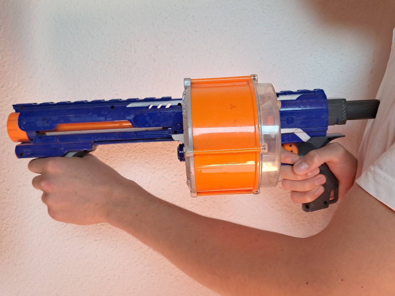 Nerf Giocattoli: Nerf Rampage blau orange – Usato da Uerikon venduto da Jeanne04 4