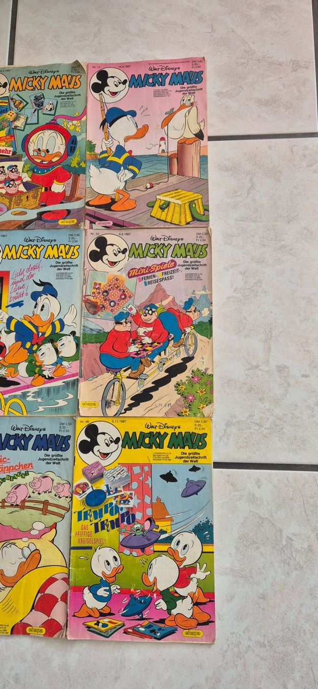Fumetti: 25 Mickey Maus 1987 Sammlung Konvolut gebraucht – Usato da Schönenberg TG venduto da S.samuel.R 3