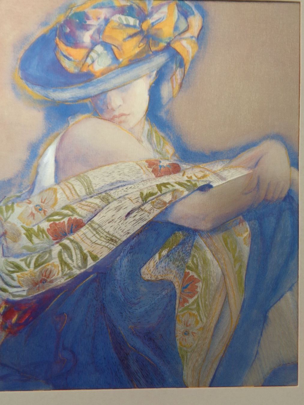 Poster & Bilder: Glänzender Kunstdruck - Dame hinter Glas – Gebraucht aus Chur von omonia 1