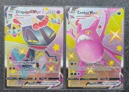 13xFull Art Shiny Pokemonkarten DE/EN