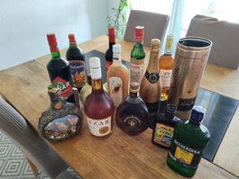 13 Flaschen Alkohol (Whiskey, Wein, Champagner) Ab 1.-