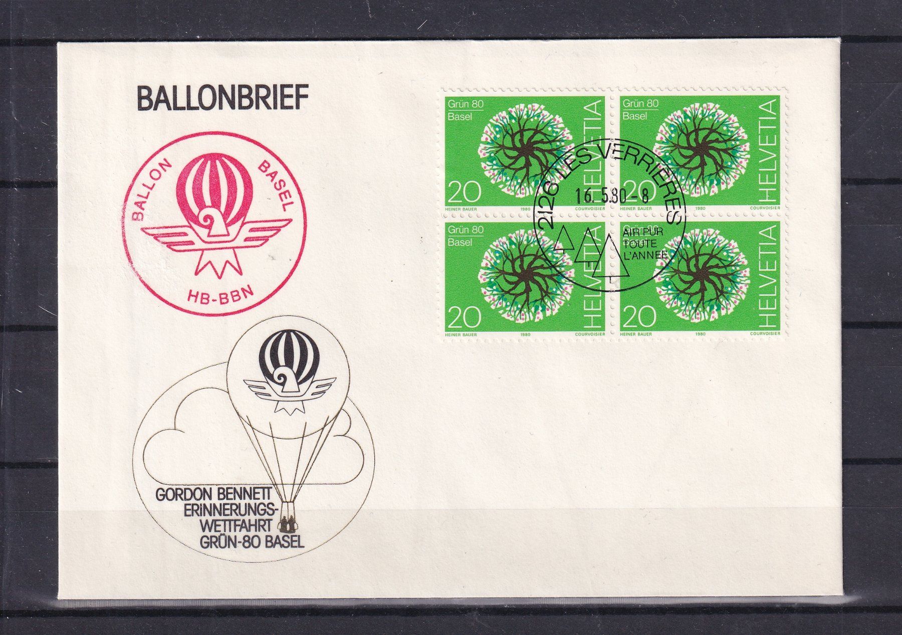 Alle Briefmarken: DIVERS VOL EN BALLONS – Gebraucht aus Nyon von an54 4