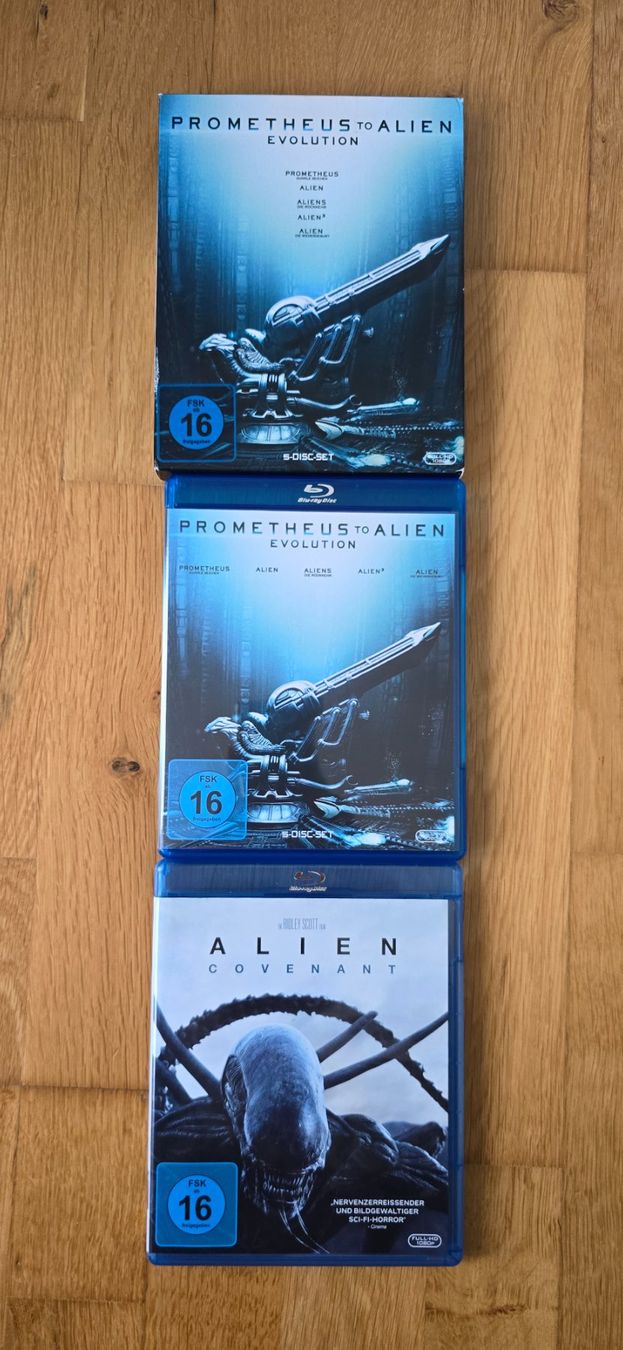 Alle DVDs: Prometheus to Alien Evolution, Collection, Bluray – Gebraucht aus Dübendorf von