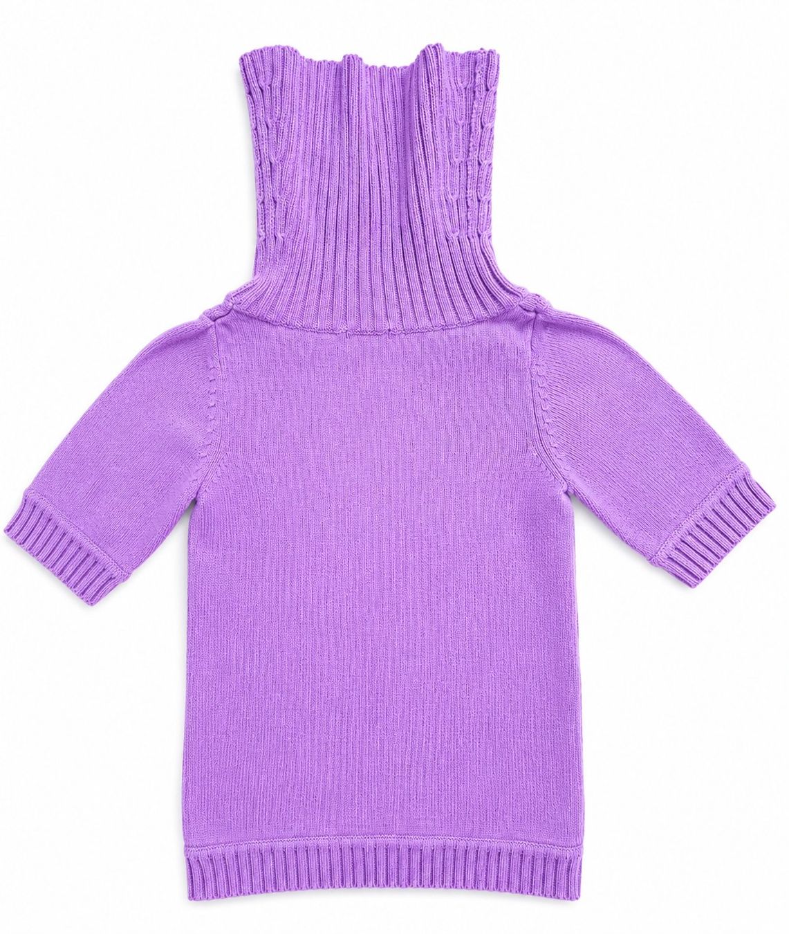 Pullover & Sweatshirts: Damen Strickpullover Lila mit Rollkragen – Kurzarm – Neu (gemäss Beschreibung) aus Fully von VaneaSelection 3