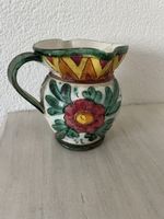 Alter italienischer Majolika-Vintage-Krug aus Steingut
