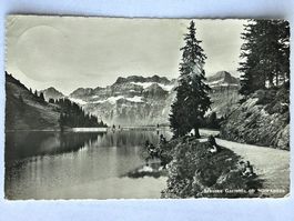 🕰️ Stausee Garichte ob Schwanden GL: Gasthaus Mettmen 1949