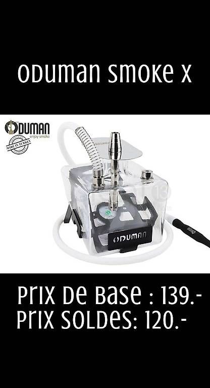 Narghilé: chicha Oduman smoke X original – Usato da Renens VD venduto da ay__2dyj