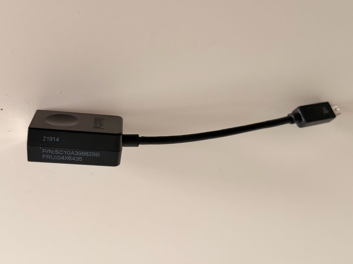 Lenovo Laufwerke & Adapter: Lenovo ThinkPad Ethernet Adapter USB Mini – Gebraucht aus Zürich von SwissBiker24 6