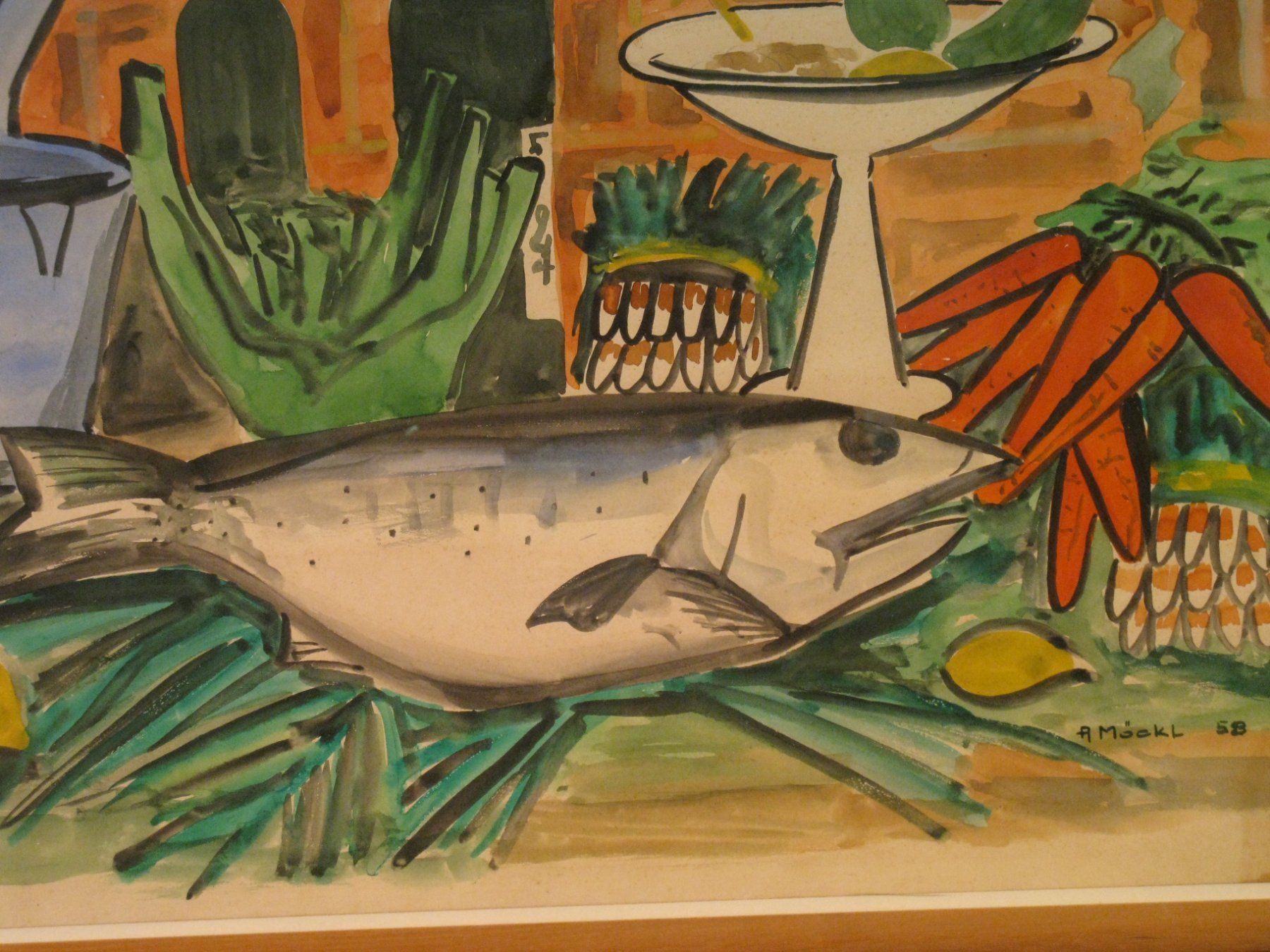 Dipinti: Original Aquarell- Stilleben – Usato da Altstätten venduto da antikundart 1