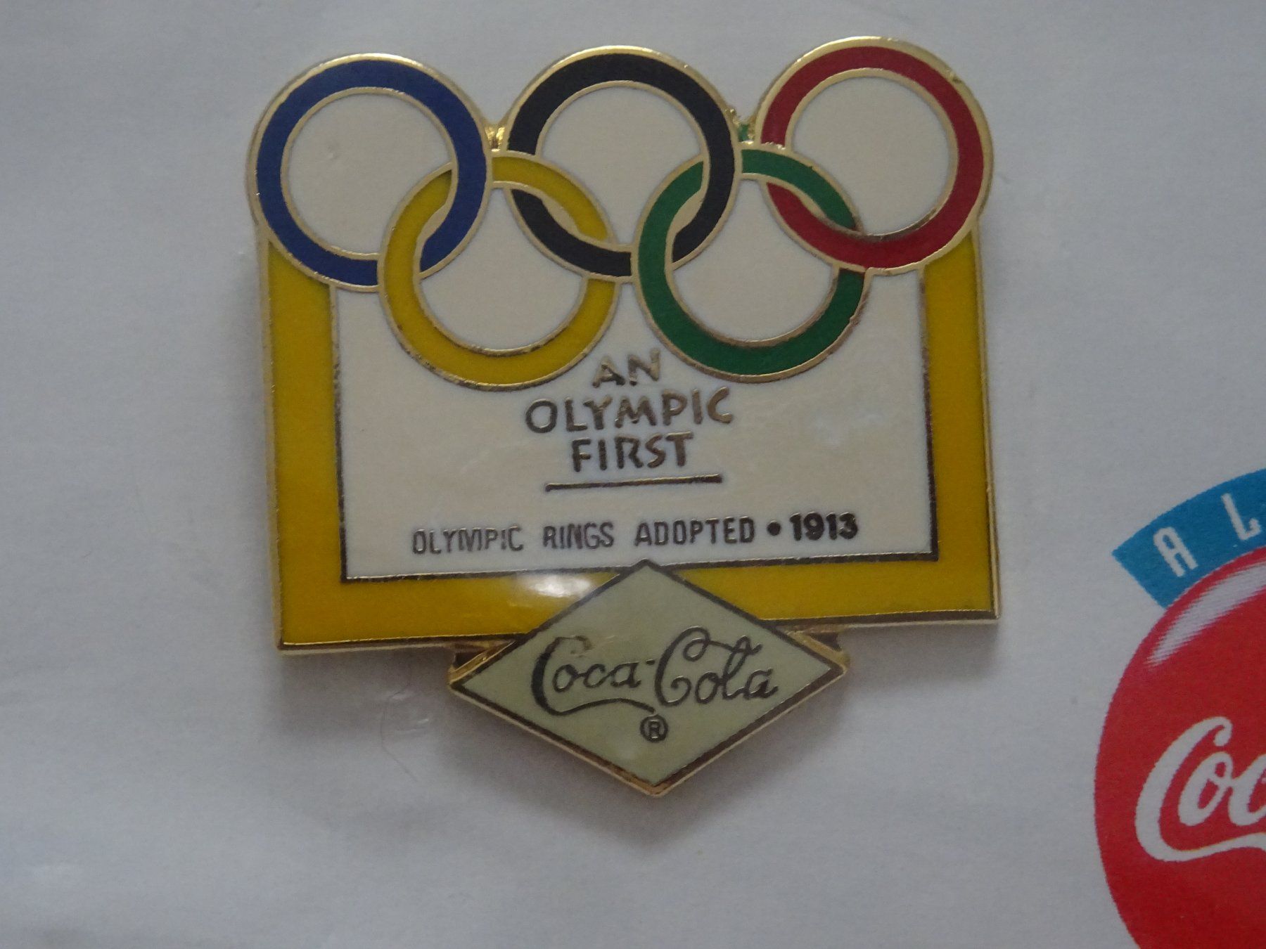 Plaketten & Abzeichen: Coca Cola OLYMPIC PINS – Gebraucht aus Hinwil von Fusca 1