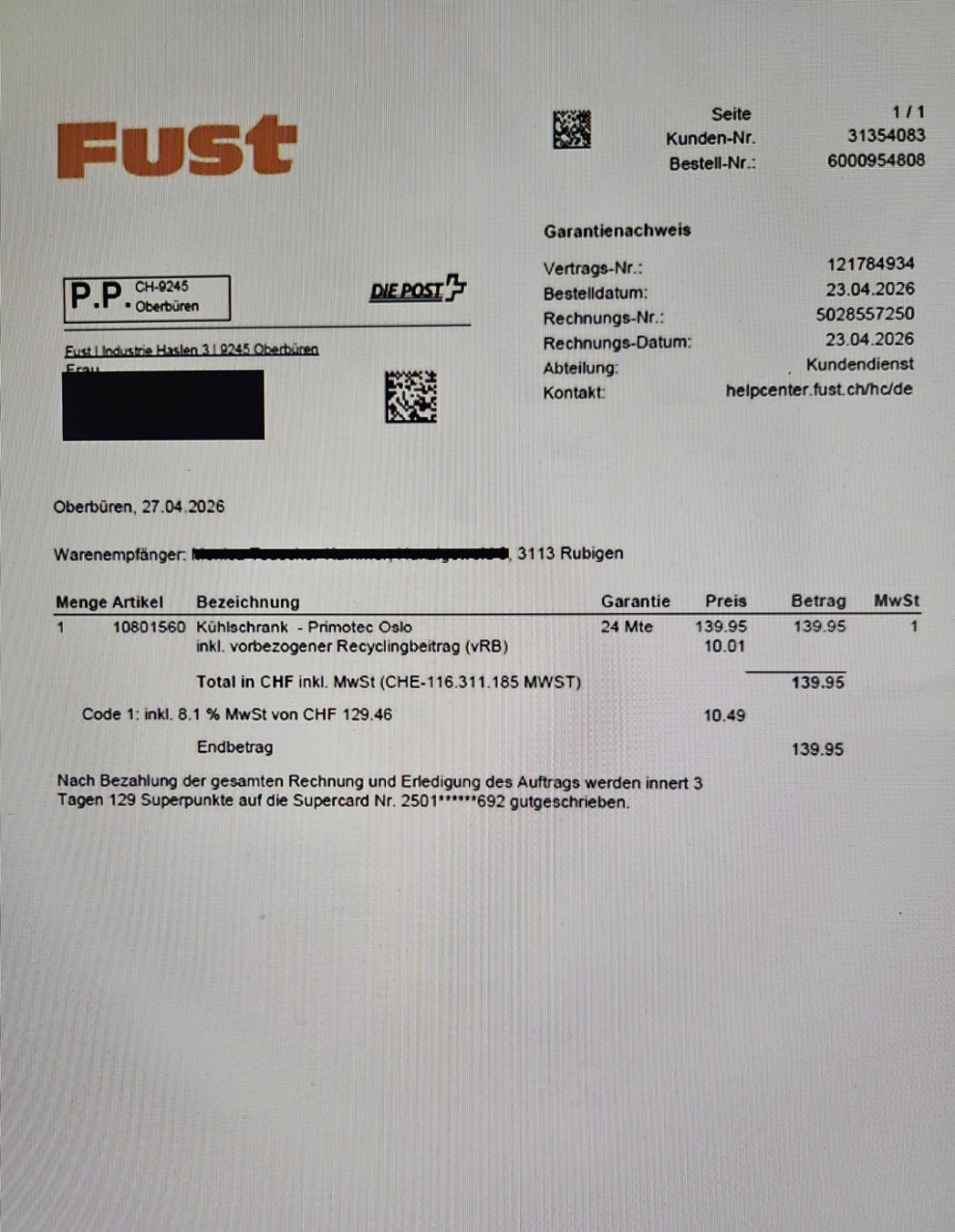 Primotecq Frigoriferi: Mini Kühlschrank Primotec Oslo – Nuovo (secondo la descrizione) da Rubigen venduto da Maha5 2