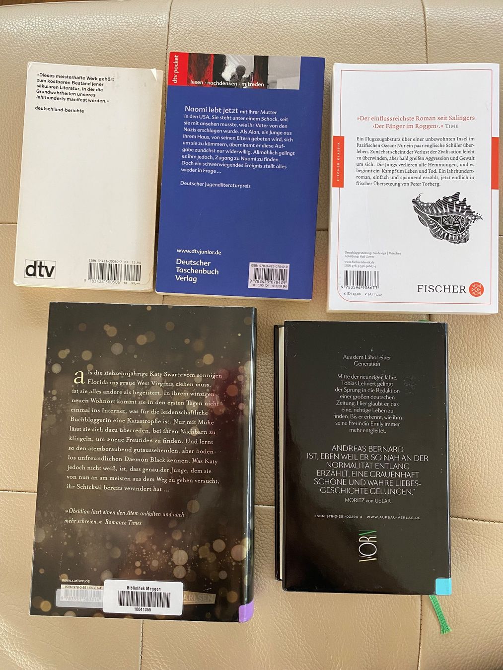 Livres: 5 Jugendbücher – D'occasion à Meggen par 6003Luzern 1